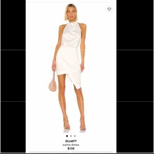 White misi Elliatt from Revolve dress